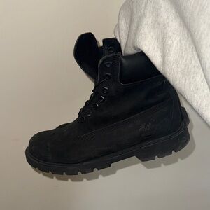 Timberland Women’s 6 Inch Double Collar Black Boot